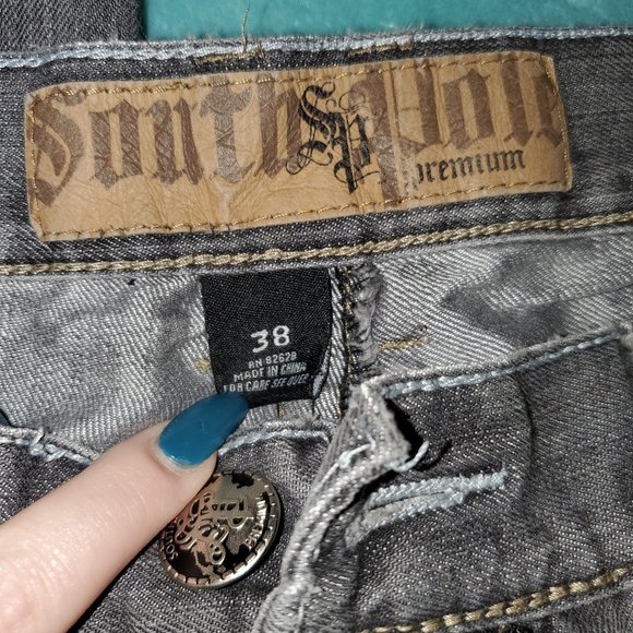 VTG South Pole Black Baggy 38x32 - Picture 2 of 5